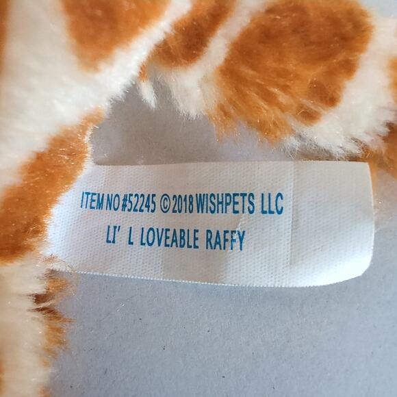 Wishpets Loveable Giraffe 7" Plush Stuffed Animal 55245 - Picture 10 of 11